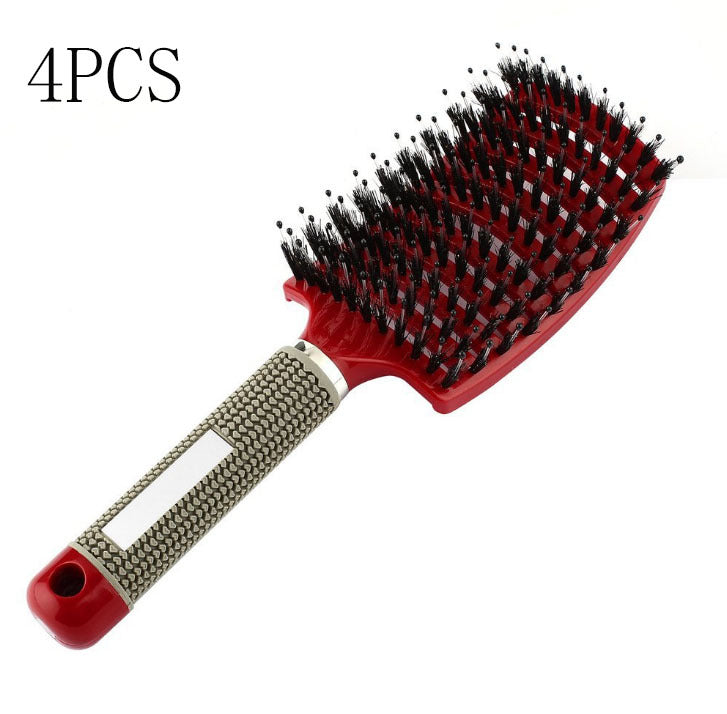 Hairbrush Anti Kit Brushy Women Detangler Hair Brush Bristle Nylon Scalp Massage Teaser Hair Brush Comb Hairbrush Anti Kit Brushy Women Detangler Hair Brush Bristle Nylon Scalp Massage Teaser Hair Brush Comb